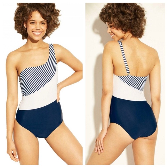 Kona Sol Other - KONA SOL ONE SHOULDER ONE PIECE SWIMSUIT